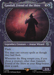 Magic The Gathering: The Lord of the Rings: Tales of Middle Earth Foil EN #308 Gandalf, Friend of the Shire