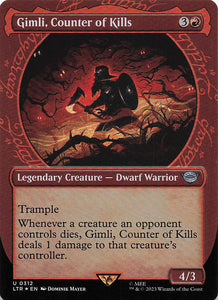 Magic The Gathering: The Lord of the Rings: Tales of Middle Earth Foil EN #312 Gimli, Counter of Kills