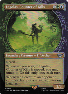 Magic The Gathering: The Lord of the Rings: Tales of Middle Earth Foil EN #324 Legolas, Counter of Kills