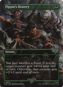 Magic The Gathering: The Lord of the Rings: Tales of Middle Earth Foil EN #414 Pippin's Bravery
