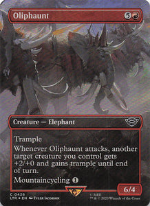 Magic The Gathering: The Lord of the Rings: Tales of Middle Earth Foil EN #426 Oliphaunt