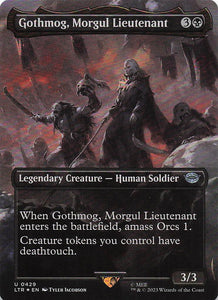 Magic The Gathering: The Lord of the Rings: Tales of Middle Earth Foil EN #429 Gothmog, Morgul Lieutenant